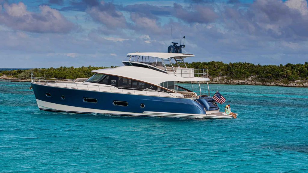 Belize 66 Daybridge at the Fort Lauderdale Boat Show (FLIBS)