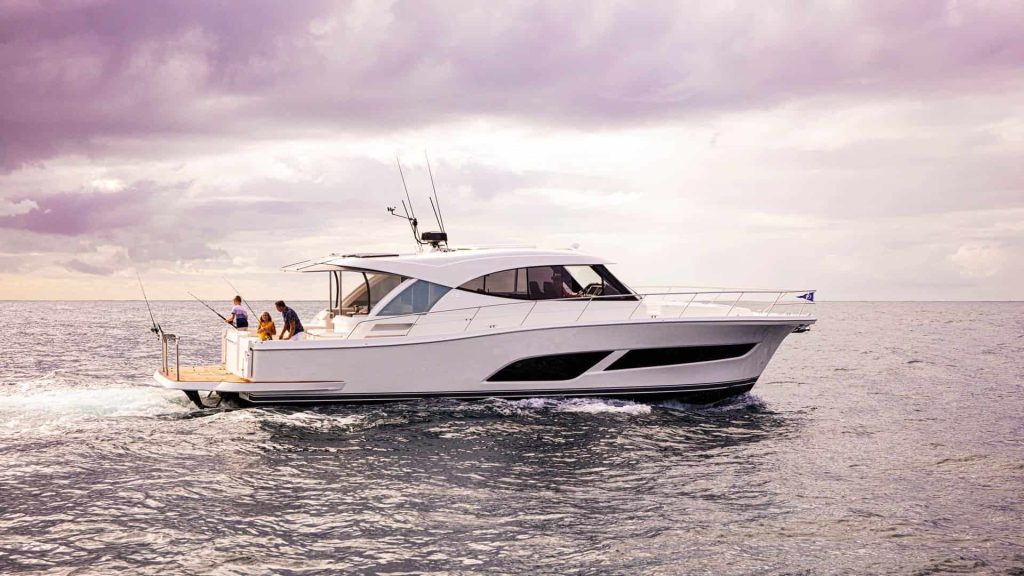 Riviera 505 SUV at the Fort Lauderdale Boat Show (FLIBS)